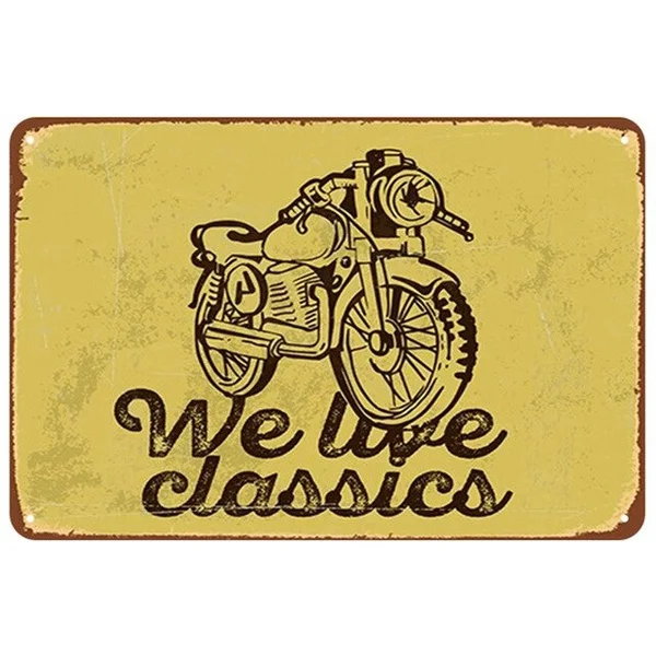 

Bicycle Plaque Metal Vintage Tin Sign Pin Up Shabby Chic Decor Metal Signs Vintage Bar Decoration Metal Poster Pub Metal Plate