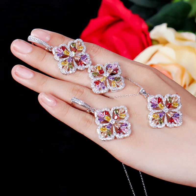 CWWZircons темно синий кристалл кубического циркония большая висячая капля