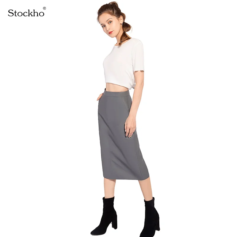 

Women Dress Sets T-Shirt Leather Skirt Two-Piece Fashion During The Spring and Autumn Women's Joker Short Sleeve Skirt Dress