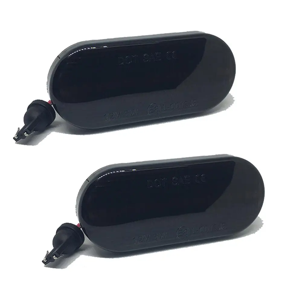 LED Car Amber Signal Light Side Flowing Water Indicator Bulbs Blinker Lights for Volkswagen Golf Bora Passat Black/White | Автомобили и