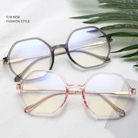 new arrival retro unisex plastic eyeglasses frame full rim eyewear anti blue ray myopia spectacles with spring hinges