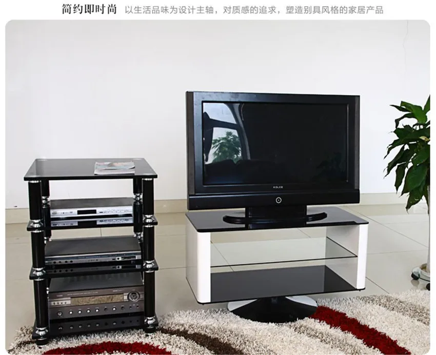 S-008 аудио шкаф закаленное стекло для шкафа колонки усилитель мощности