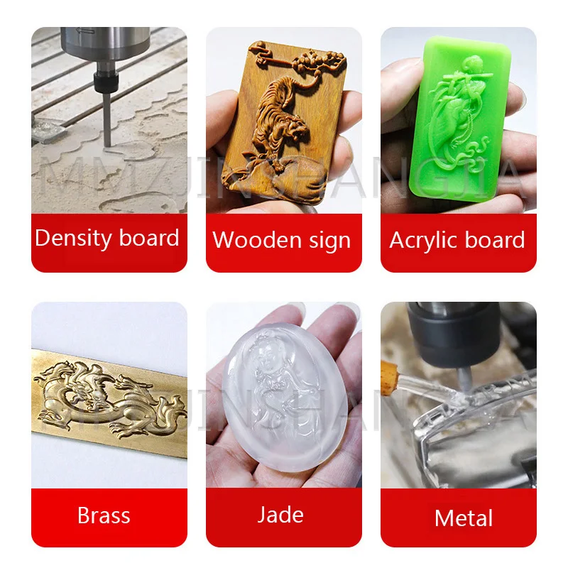 

CNC Engraving machine Small Fully Automatic DIY Four-dimensional Woodworking Jade Metal Engraving Machine Custom Made Creativity