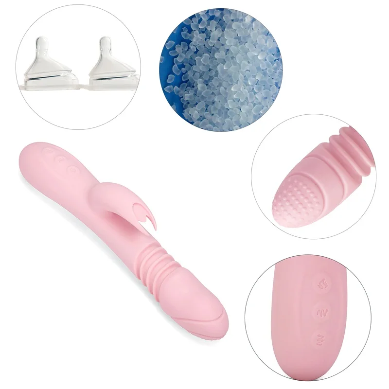 Забавный Водонепроницаемый бесшумный беспроводной USB зарядка 7 Вибрация мягкий