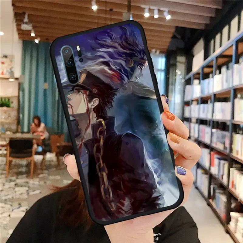 

Cartoon JoJo Bizarre Adventure JoJo Phone Case For Huawei honor Mate P 9 10 20 30 40 Pro 10i 7 8 a x Lite nova 5t Soft silicone