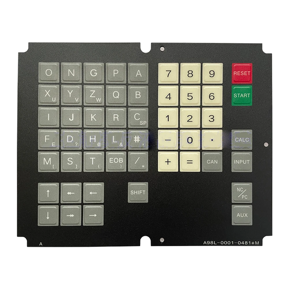 Machine Control Keypad Membrane Keypad buttons For FANUC A98L-0001-0481#M Keyboard Protection Film