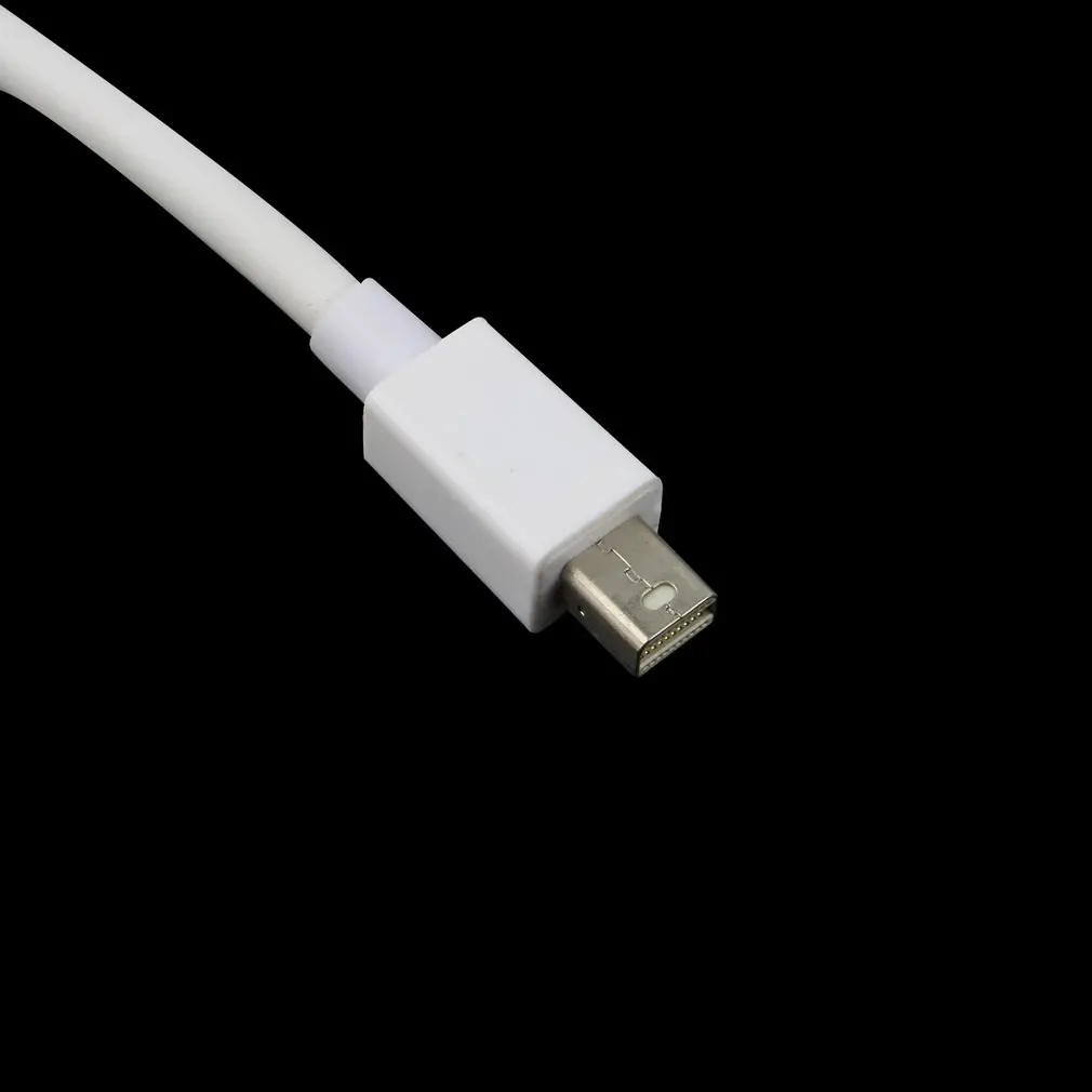 Горячая новинка мини порт дисплея DP штекер к DVI Штекерный адаптер кабель Белый 6