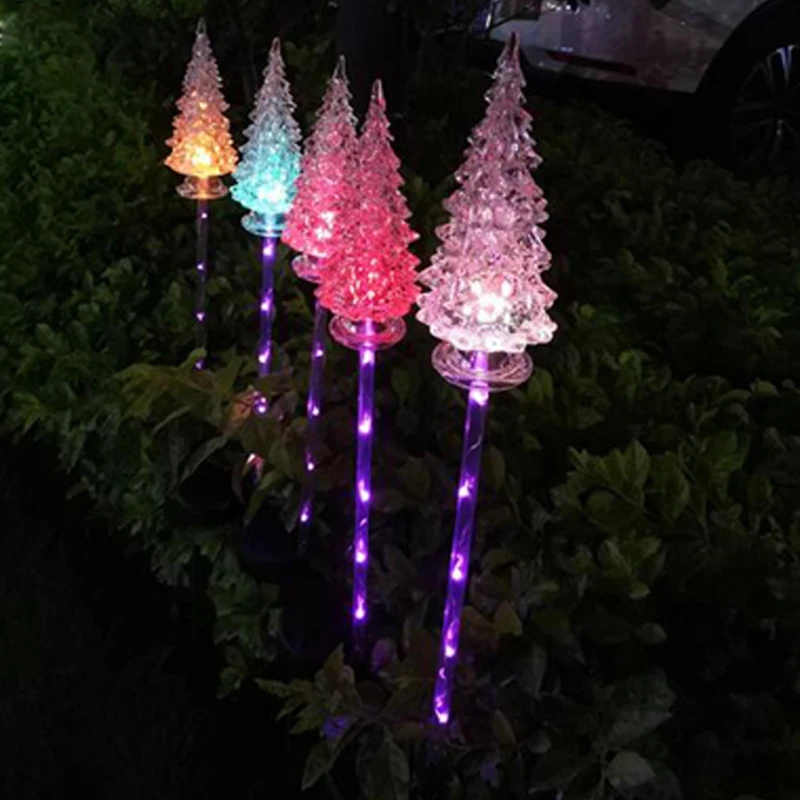 

Sunlight Solar Lamp Christmas Tree Led Solar Pathway Lights Waterproof Outdoor Solar Lights for Garden/Landscape/Path/Yard/Patio