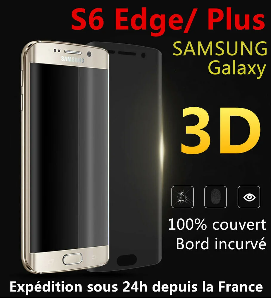 

Film de protection protecteur d'cran intgral incurv 3D For Samsung S6 Edge/Plus