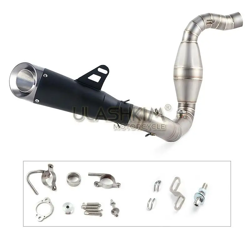 Мотоцикл Полная система глушитель Escape Slip On для bmw G310R G310GS G 310R 310GS средняя