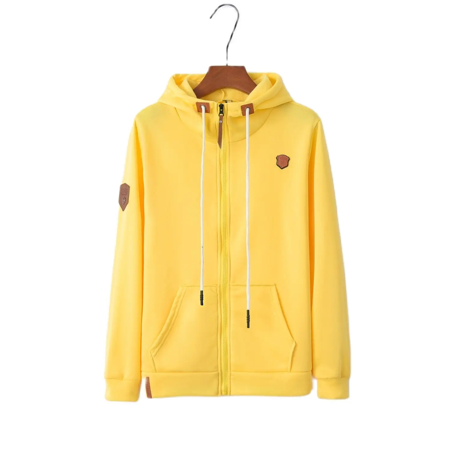 

New Hooded Cardigan Fleece Sweater Casual Long Sleeve Jacket Women's 2021 Fall Ladies Long Sleeve Casual Hooded Sweater