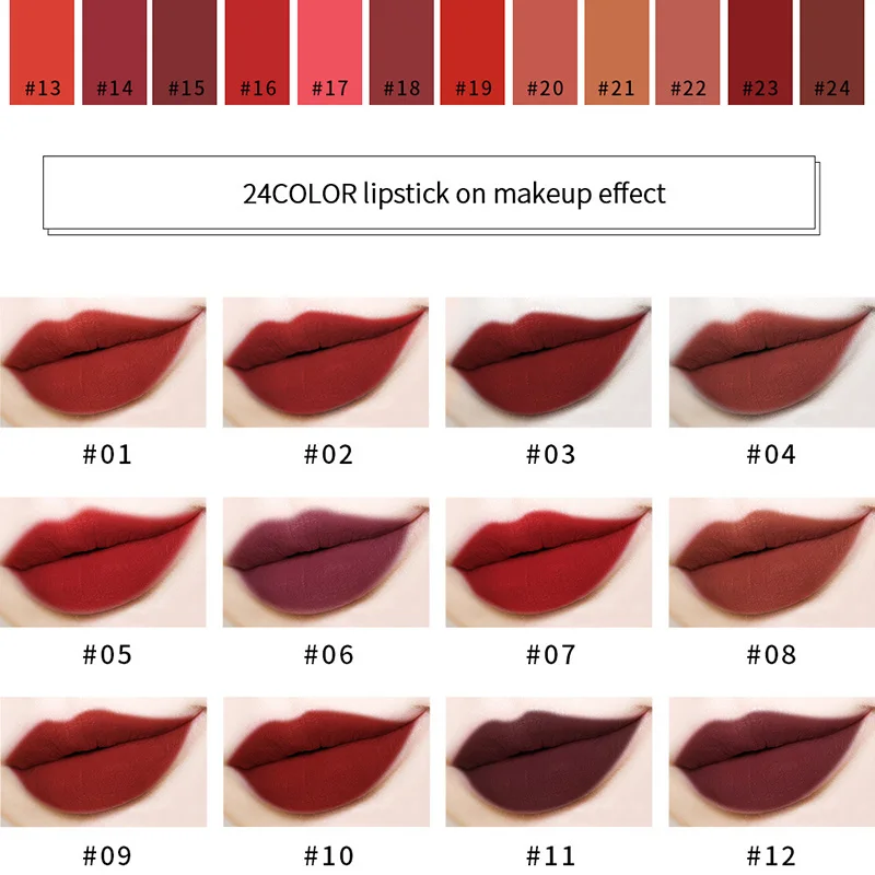 1 шт. губная помада длительное увлажнение матовый макияж косметика портативный