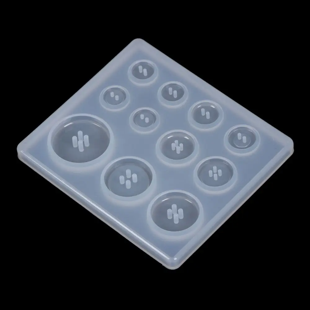 Сделай Сам силиконовая форма резиновые пуговицы для изготовления ювелирных