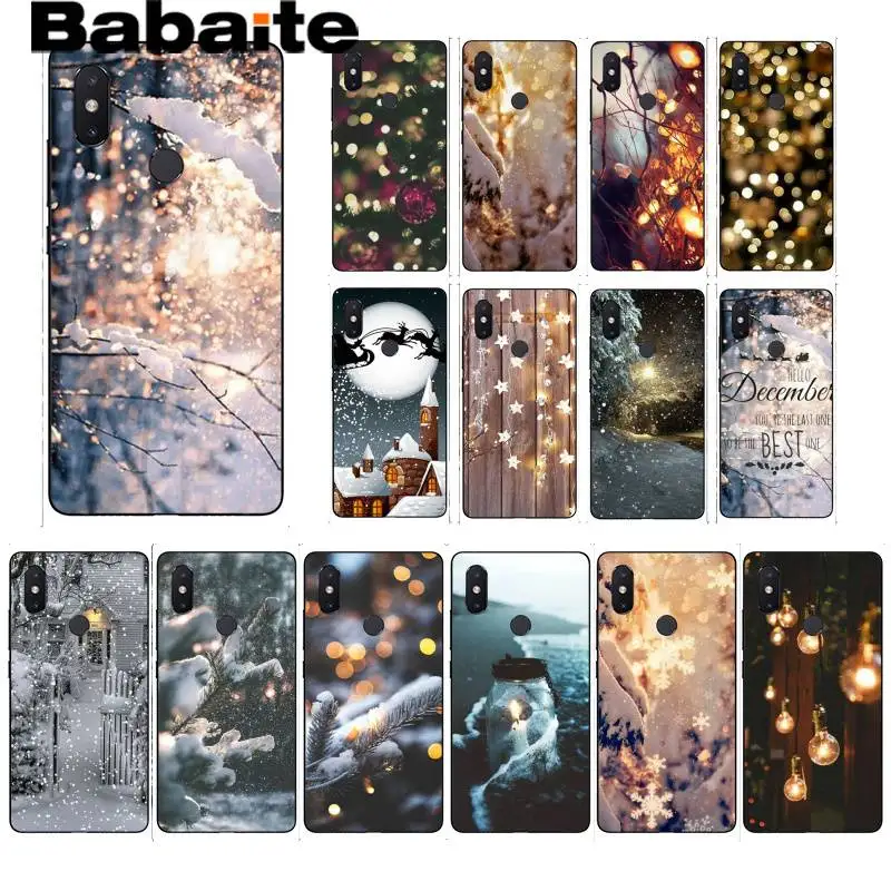 Мягкий силиконовый чехол для телефона Babaite из ТПУ с изображением зимнего пейзажа