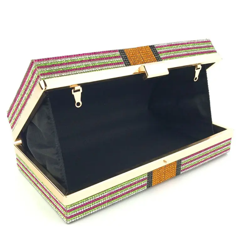 Кошелек для денег стразы 10000 долларов стопка наличных вечерние сумочки сумка на