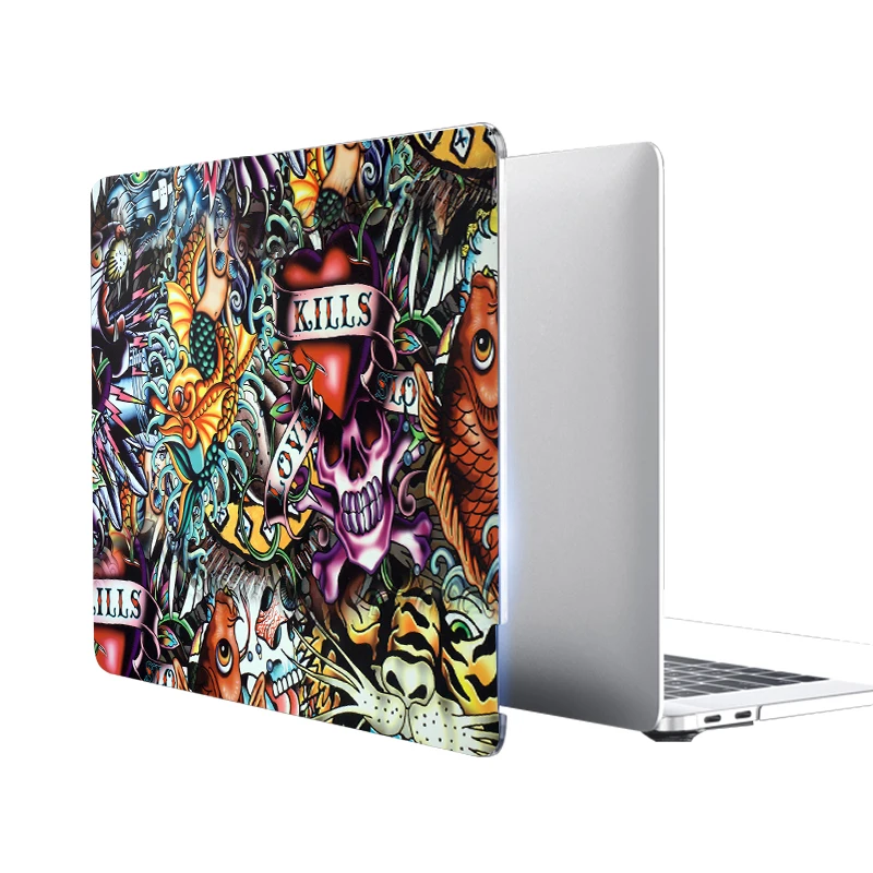 MTT чехол для ноутбука Apple Macbook Air Pro retina 11 12 13 15 дюймов с сенсорной панелью Жесткий Чехол сумка для ноутбука A1706 A1466 A1532