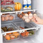 Органайзер на холодильник для яиц, кухонный подвесной прозрачный ящик для хранения замороженных фруктов и овощей