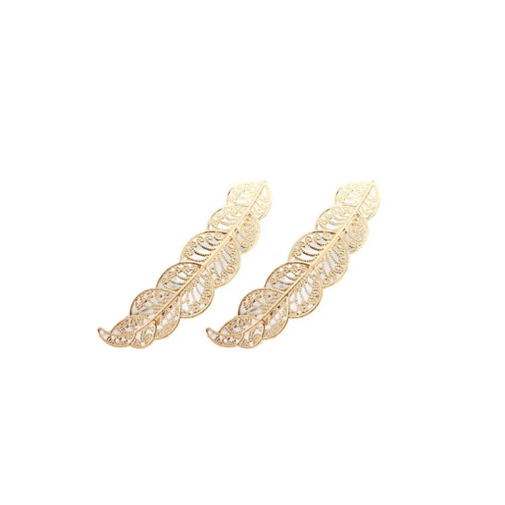 Fashion Chic Hollow Leaf Metal Hairpins Hair Clips Women Hairgrip Gold Silver Hair Accessories
Fashion Chic Hollow Leaf Metal Hairpins Hair Clips Women Hairgrip Gold Silver Hair Accessories