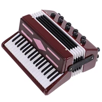 1pc funny resin accordion ornament housewarming adornment for friends dark red
