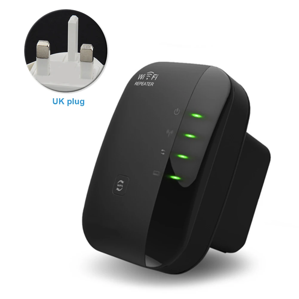 Plug UK Office Internet Amplifier Mini High Speed Plug Reliable Signal Booster Range Extender Wireless WIFI Repeater Ethernet Port Home - Цвет: Plug UK