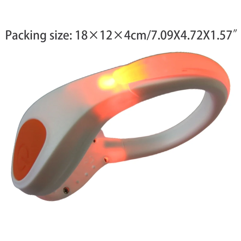 

Glowing Shoe Clip Light Flashing Outdoor Sports Safety Night Riding Warning Lamp for Running Jogging Walking Cycling