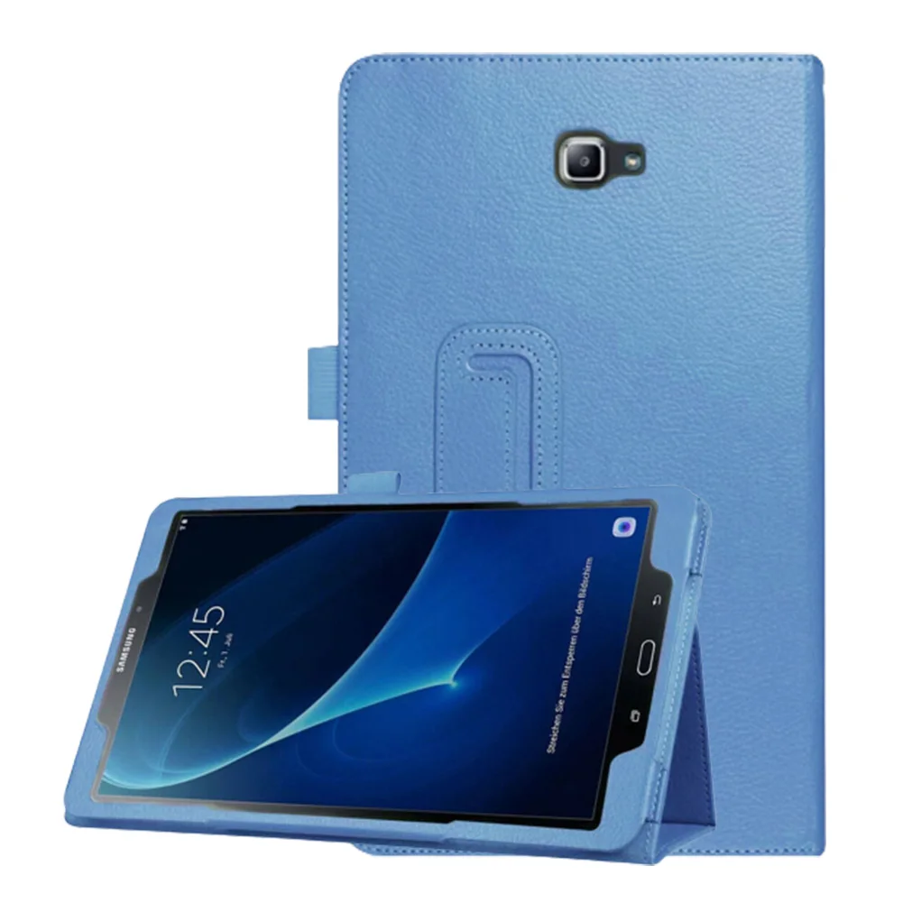 

For Samsung Galaxy Tab A 2016 10.1" Tablet Case Cover Artificial Leather Folio Flip Tablet Cover for Samsung Tab A SM-T580N T585