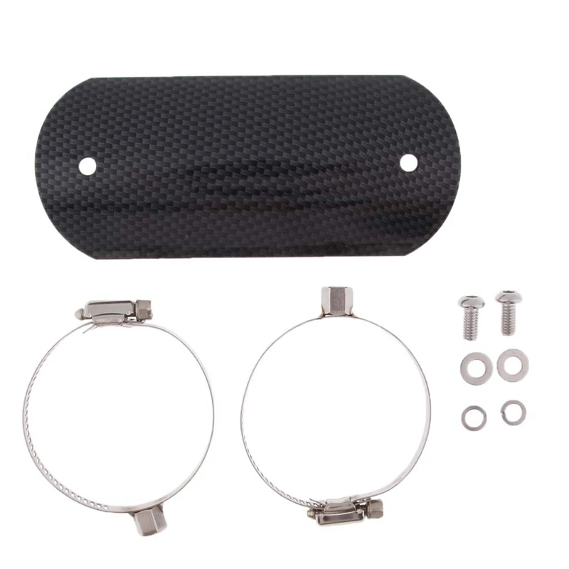 Универсальный углеродное волокно выхлопной тепловой щит мотоцикл глушитель