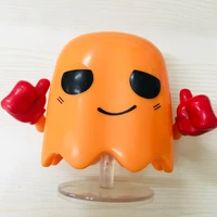 pixels movie pacman doll pac man clyde orange 86 vinyl figure vaultedretired for kids christmas gifts toys