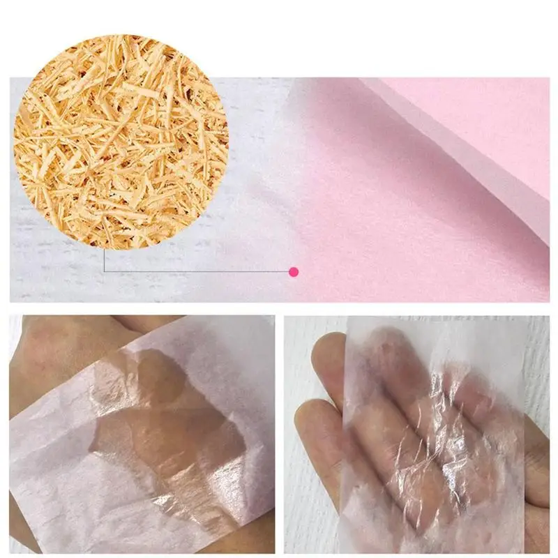 100 шт. портативный поглотитель свежего очищения маслопоглощающая бумага