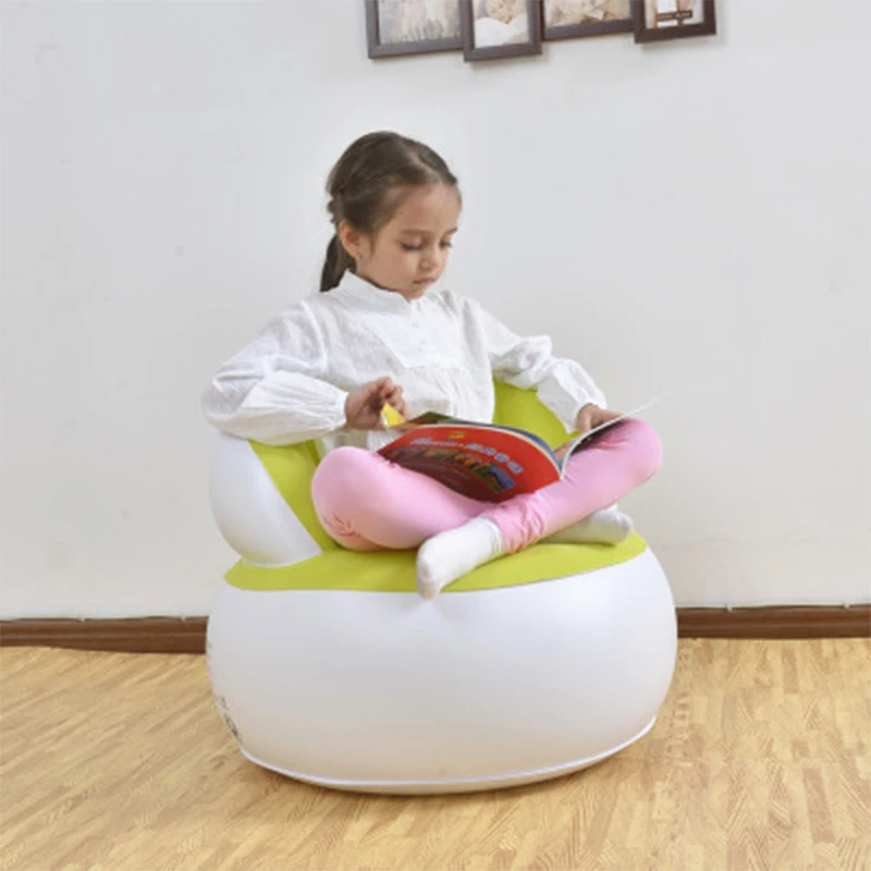Надувной диван детский красочный Повседневный стул мешок фасоли Флокирование