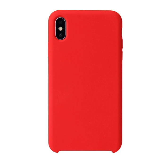 8-Chinese red G чехол, Модный Чистый жидкий силиконовый чехол для телефона для iPhone X, iPhone Xs, мягкий чехол для телефона для iPhone XR, iPhone XS MAX, чехол для телефона - Цвет: 8-Chinese red