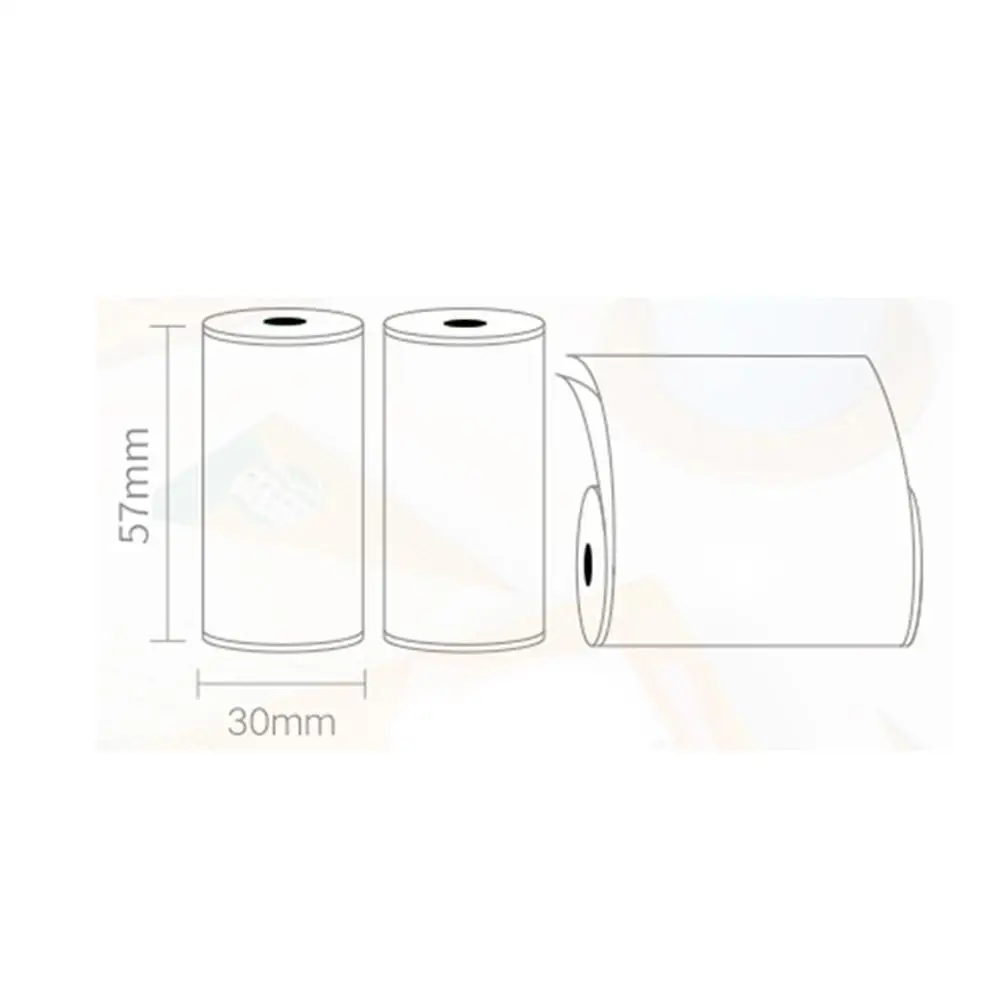 

1 Roll Pocket Mobile Printer Self-adhesive Paper Roll PeriPage Paper For PAPERANG Printer Thermal Suitable Y4L4