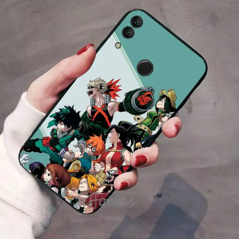 

Anime My Hero Academia Phone Case For Huawei Honor 7C 7A 8X 8A 9 10 10i Lite 20 NOVA 3i 3e