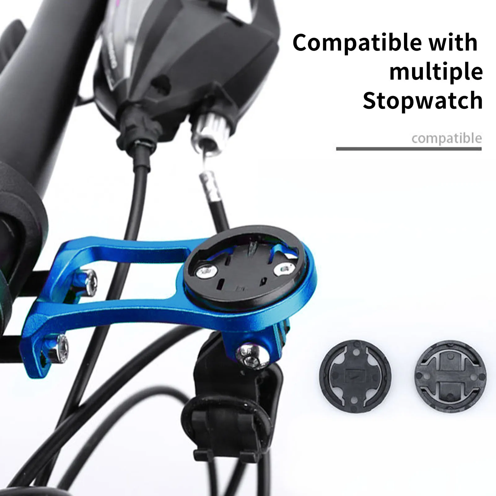 

Bike Stopwatch Holder Bicycle Computer Mount Holder MTB Extension Holder Lamp Holder For Cycling Bicycle Extension Bracket Set