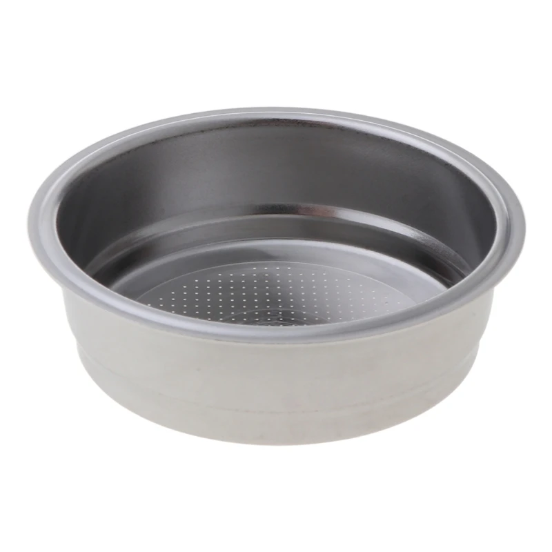 

High Quality 51mm Coffee Tea Filter Basket Silver Stainless Steel Coffee Machine Filter Home Kitchen Coffee Making Tools