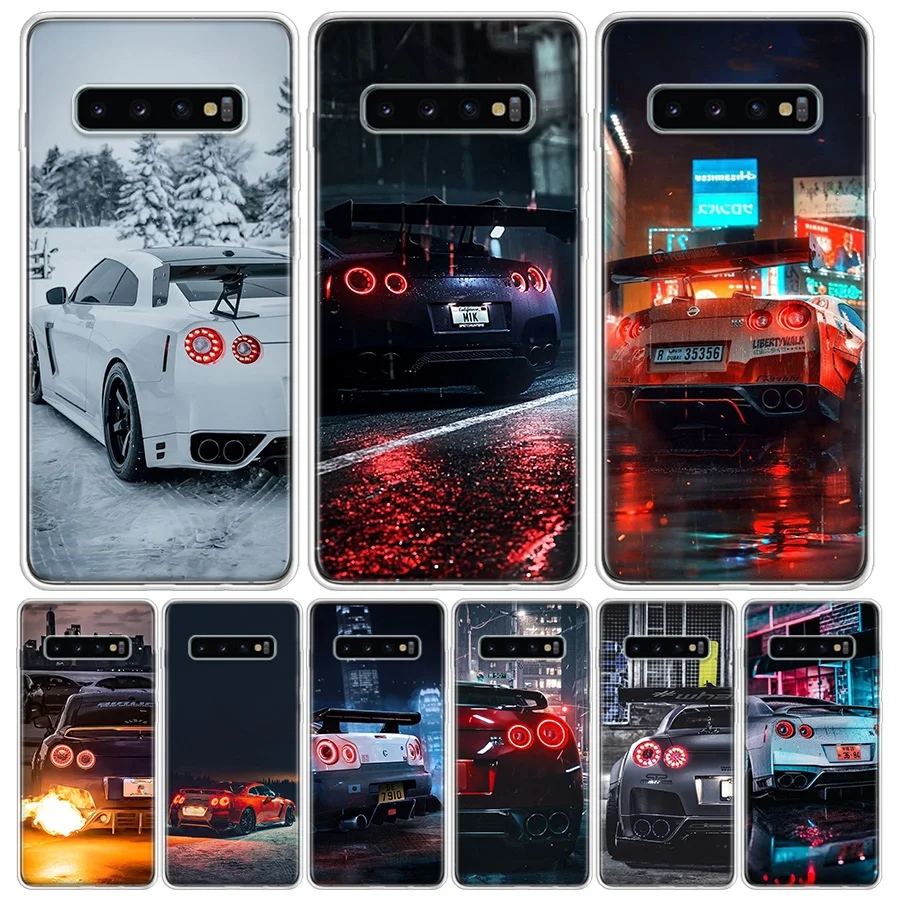 GTR спортивный автомобильный JDM силиконовый телефонный чехол для Samsung Galaxy S23 S24 Ultra