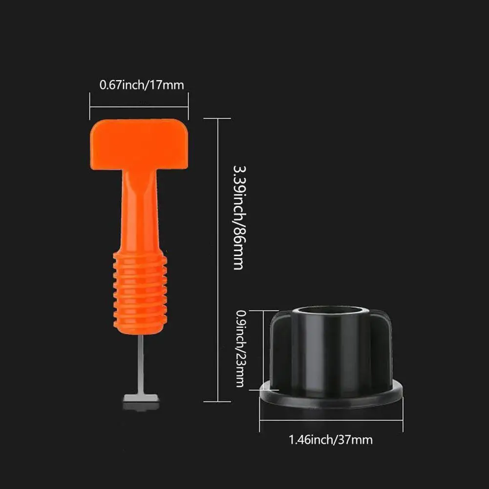 

Flat Ceramic Floor Wall Construction Tools Reusable Leveling Leveling Kittile Tile For Tile System Kit System E6Q7