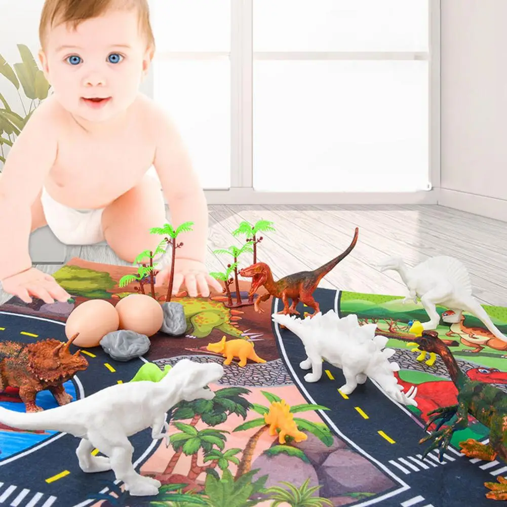 Kit de pintura de dinosaurios para ni&ntilde;os, Set de manualidades y arte con 20 figuras de dinosaurios, accesorios de pintura, regalos DIY para Navidad-1