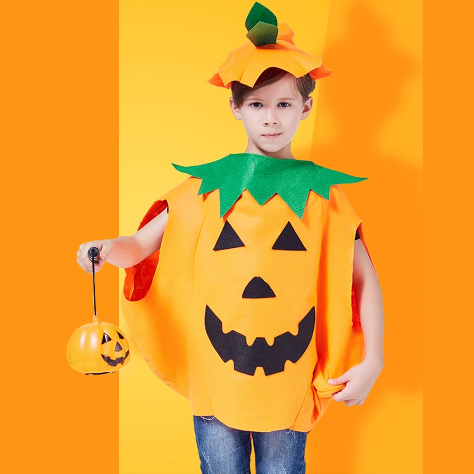 Костюм тыквы на Хэллоуин Tronzo украшение для вечеринки милое платье косплея детей