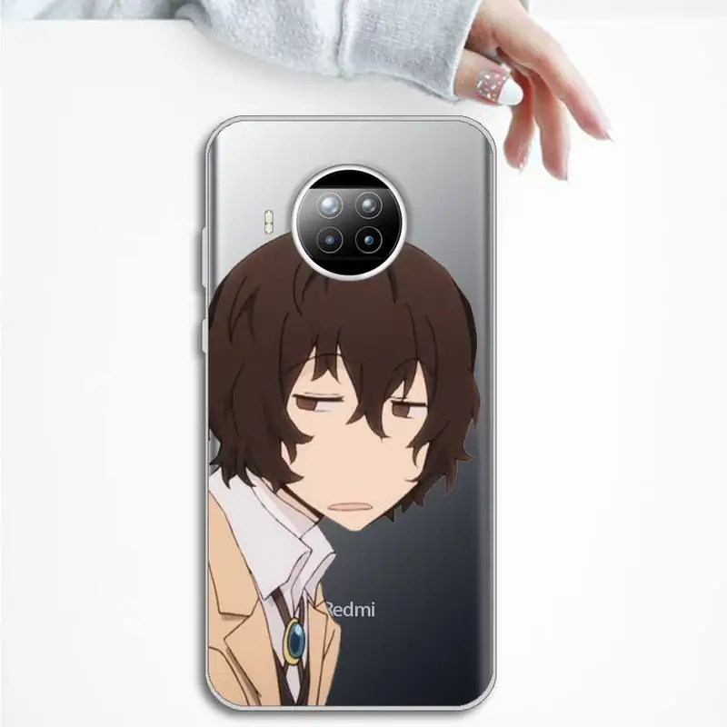 

bungou stray Dogs anime Phone Case Transparent for Xiaomi mi Redmi note 10 t 8 9 pro lite 11 Samsung S 8 9 10 20 plus ultra