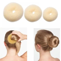 2 pcs hair bun maker donut magic foam sponge easy big ring hair styling tools products hairstyle hair accessories for girls
