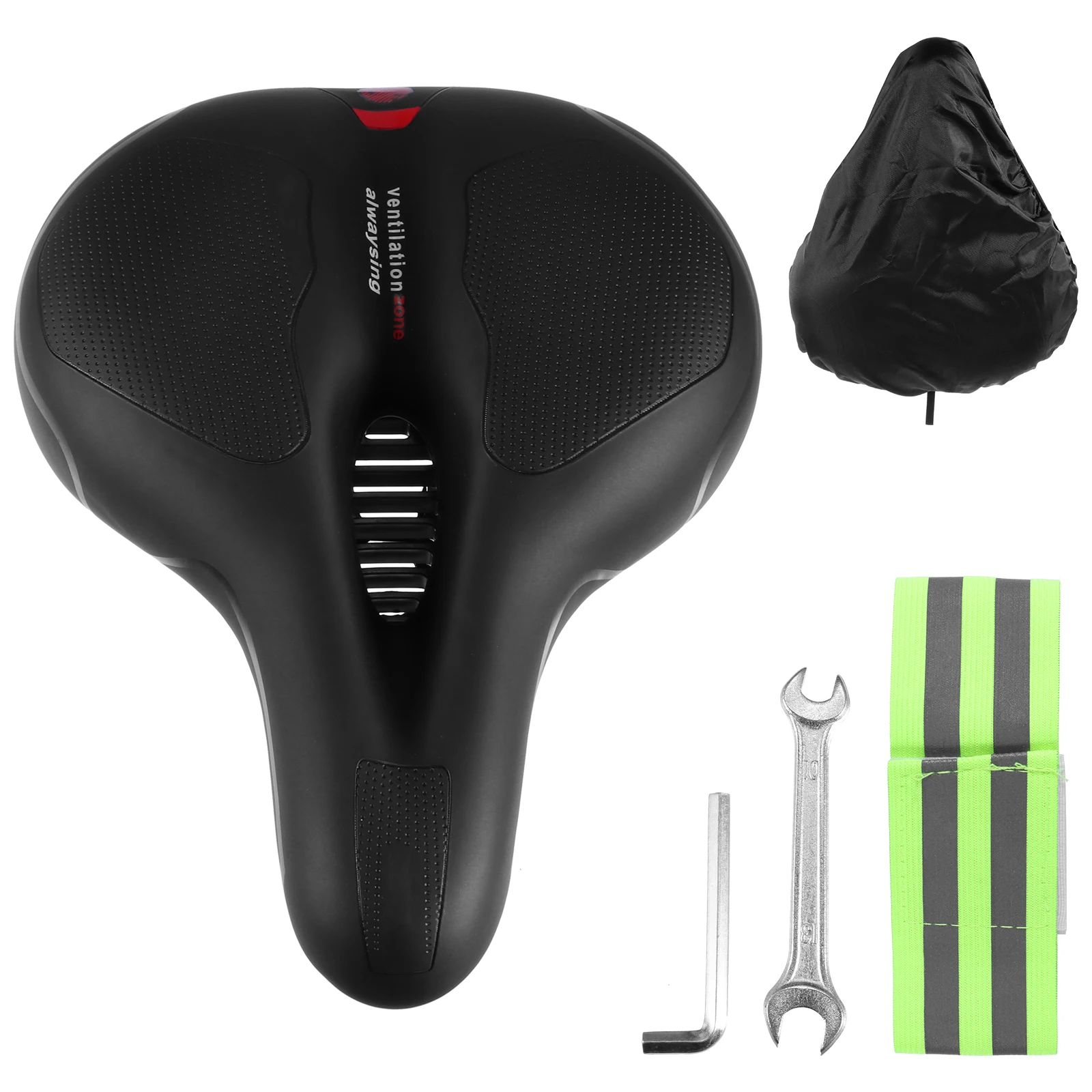 

Bicycle Saddle Breathable Mountain Bike Cushion Hollow Universal Seat Cushion With Shock Absorption Function For Mountain Bike