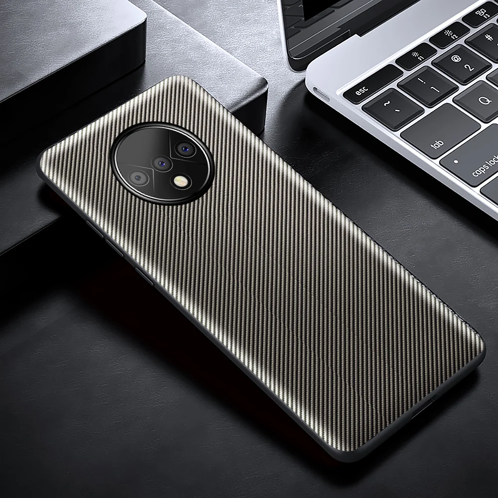 Для Oneplus 7T чехол Высокое качество Текстура углерода кожа задняя крышка для Oneplus 7T Pro 6T 6 5T 5 полный защитный противоударный чехол