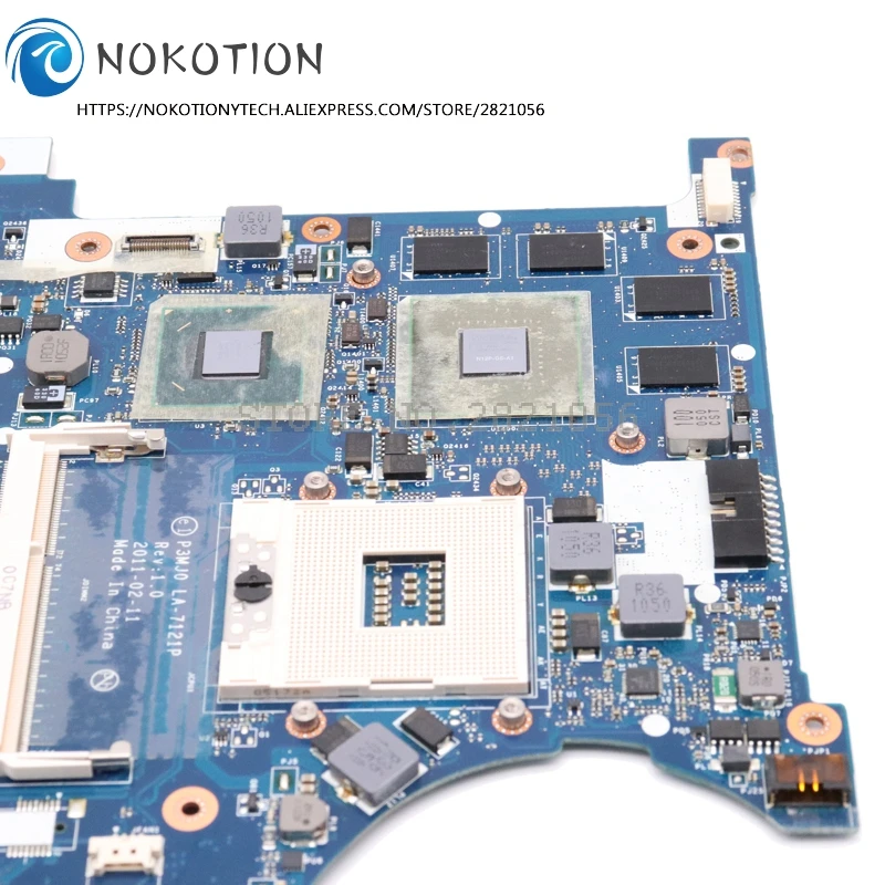 NOKOTION материнская плата для ноутбука ACER Aspire 3830 3830TG Материнская MBRFQ02002 MB.RFQ02.002 P3MJ0