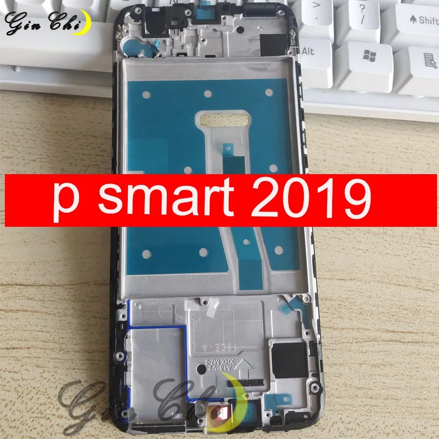 Оригинальная передняя рамка для Huawei P Smart 2019 средняя ЖК-дисплей POT LX1AF LX2J Корпус