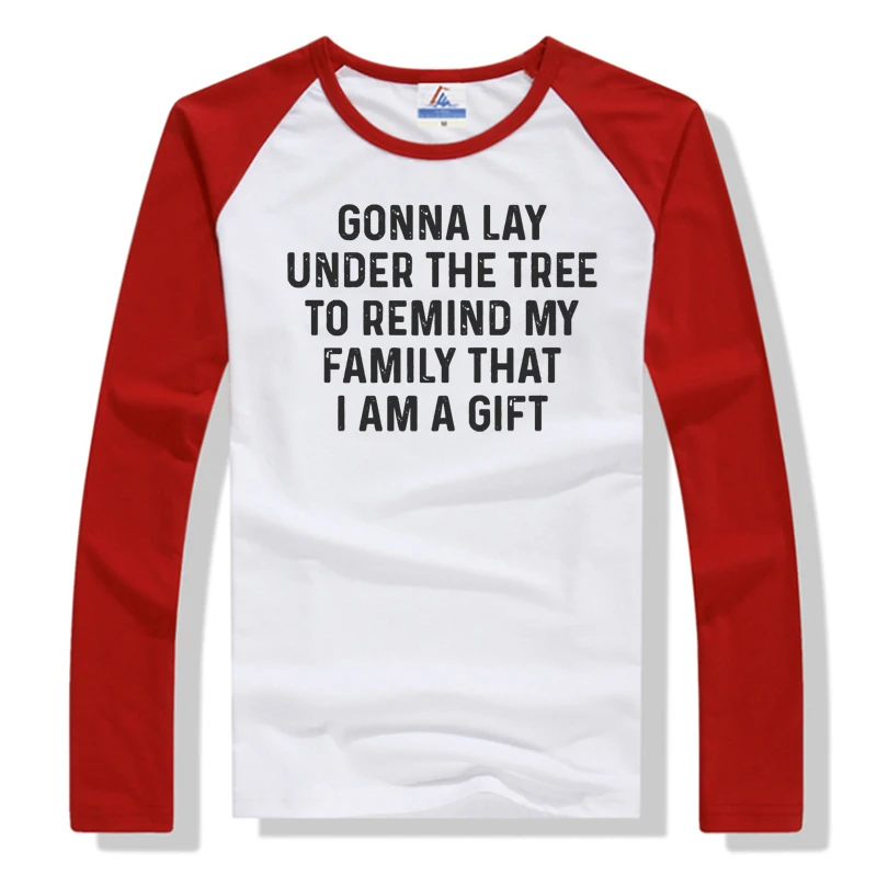 

Женская рождественская елка, елка под елкой, Рождественская футболка, рождественские подарки, семейная елка, зимняя L