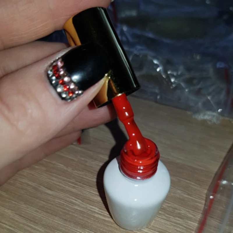 Шарм Чика УФ-гель для ногтей 6 мл 155 цветов черный красный обычный Гибридный лак