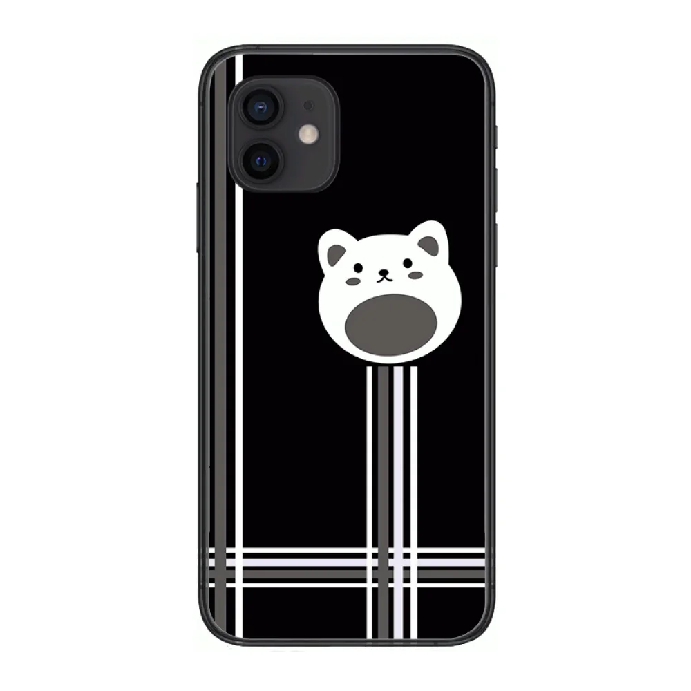 

Original animation Style Phone Case cover For iphone 12 pro max 11 8 7 6 s XR PLUS X XS SE 2020 mini black cell shell