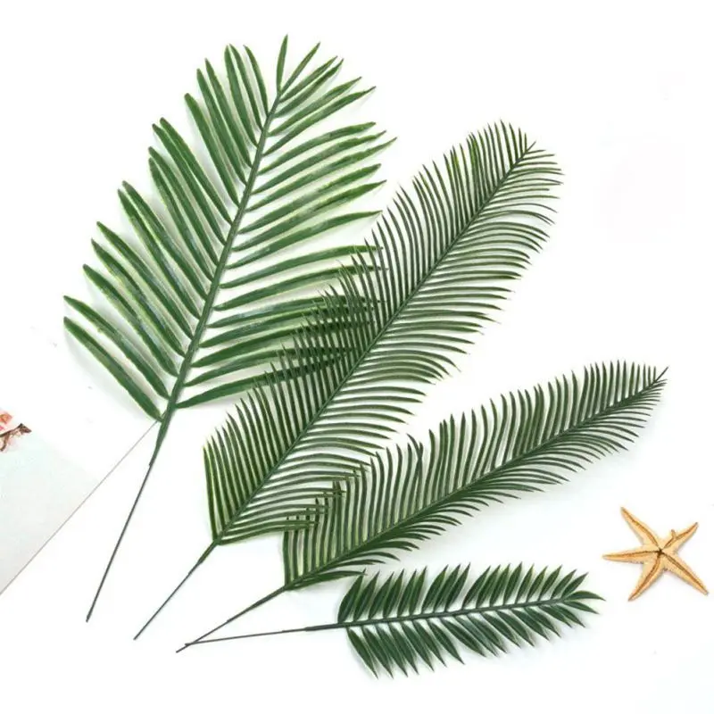 20 шт. искусственные растения монстеры листья черепаха задний лист тропический пальмовый лист DIY украшения аксессуары для Luau Вечерние