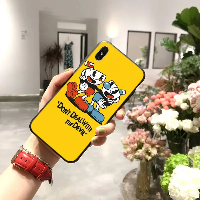 Чехол для телефона PENGHUWAN Cuphead game из мягкого силикона и ТПУ iPhone 11 pro XS MAX 8 7 6 6S Plus X 5S SE
